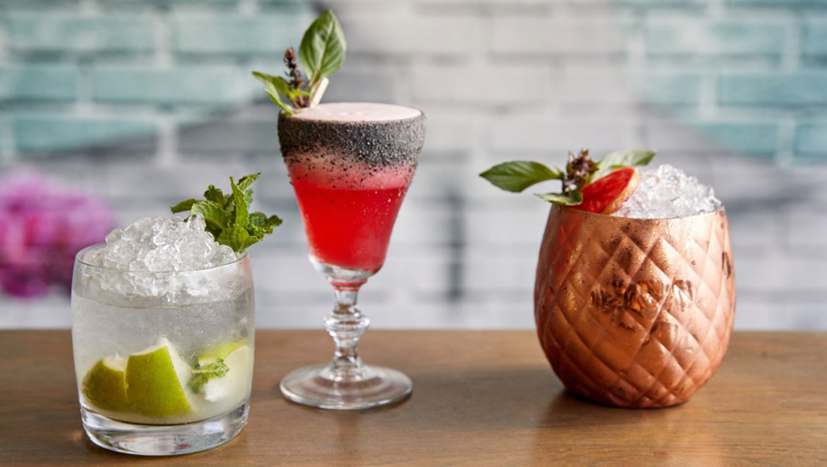 3 signature cocktails