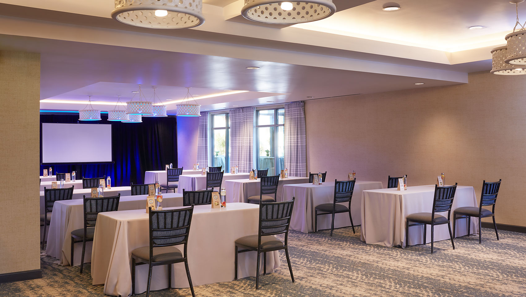 Socially Distanced Meeting in Bungalow