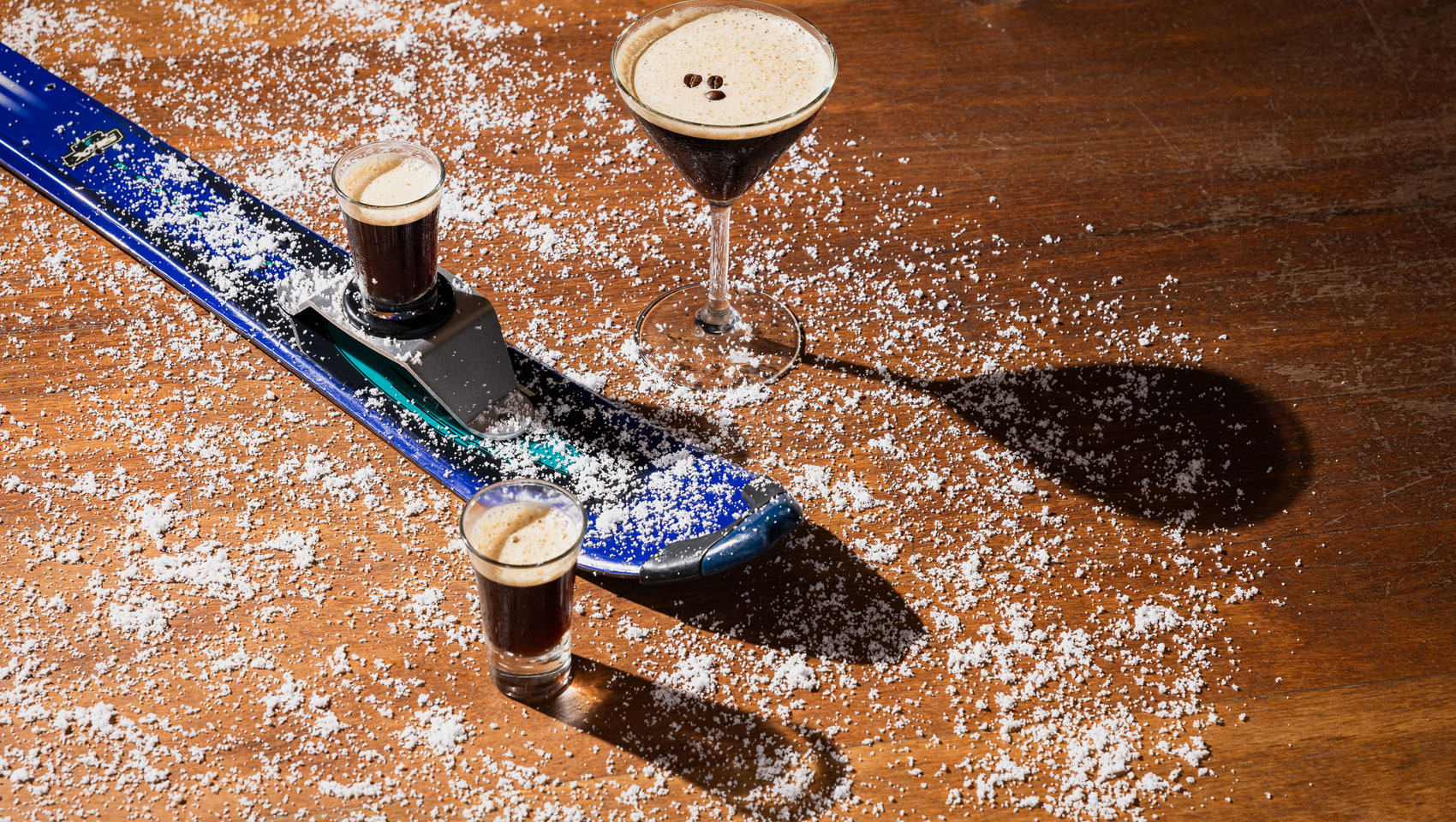 Shotski with Ski Lift Shot available at Pier Summit Ski Lodge at Kimpton Shorebreak Resort